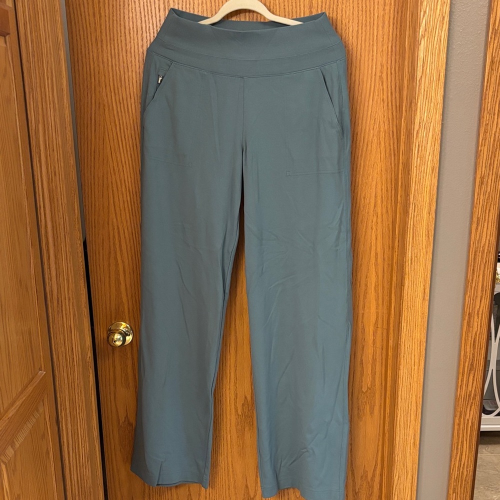 Athleta Wide Leg Pants in Teal